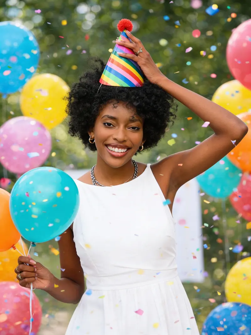 Birthday main character moment