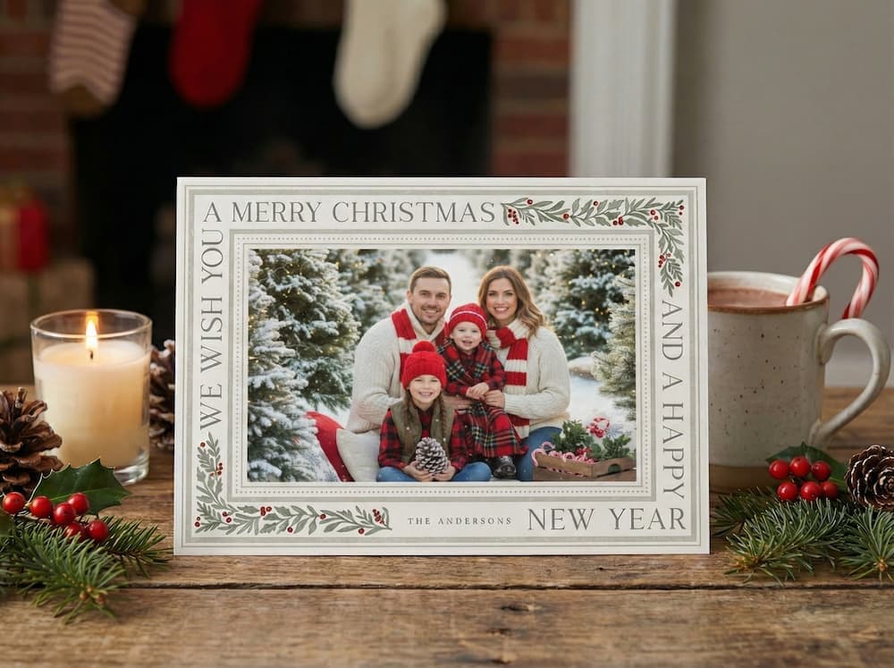 Portrait print held in hands